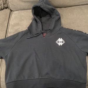 Cropped kappa hoodie